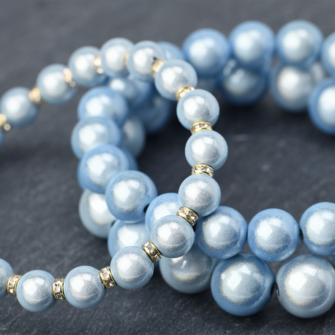 3 Damen Armbänder in Perlen-Form