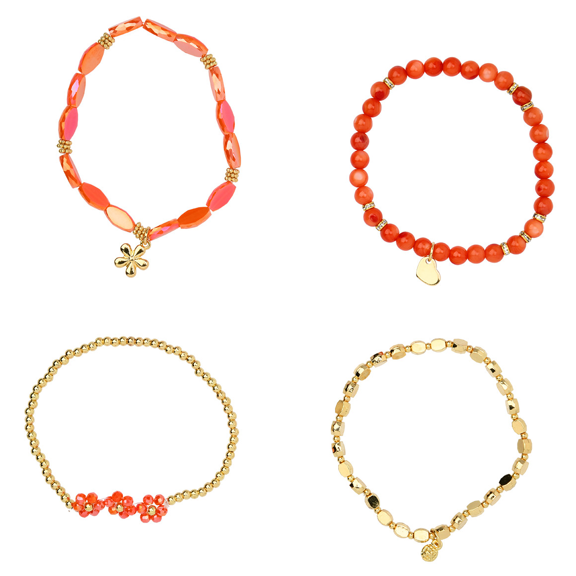 4 Damen Armbänder im Set