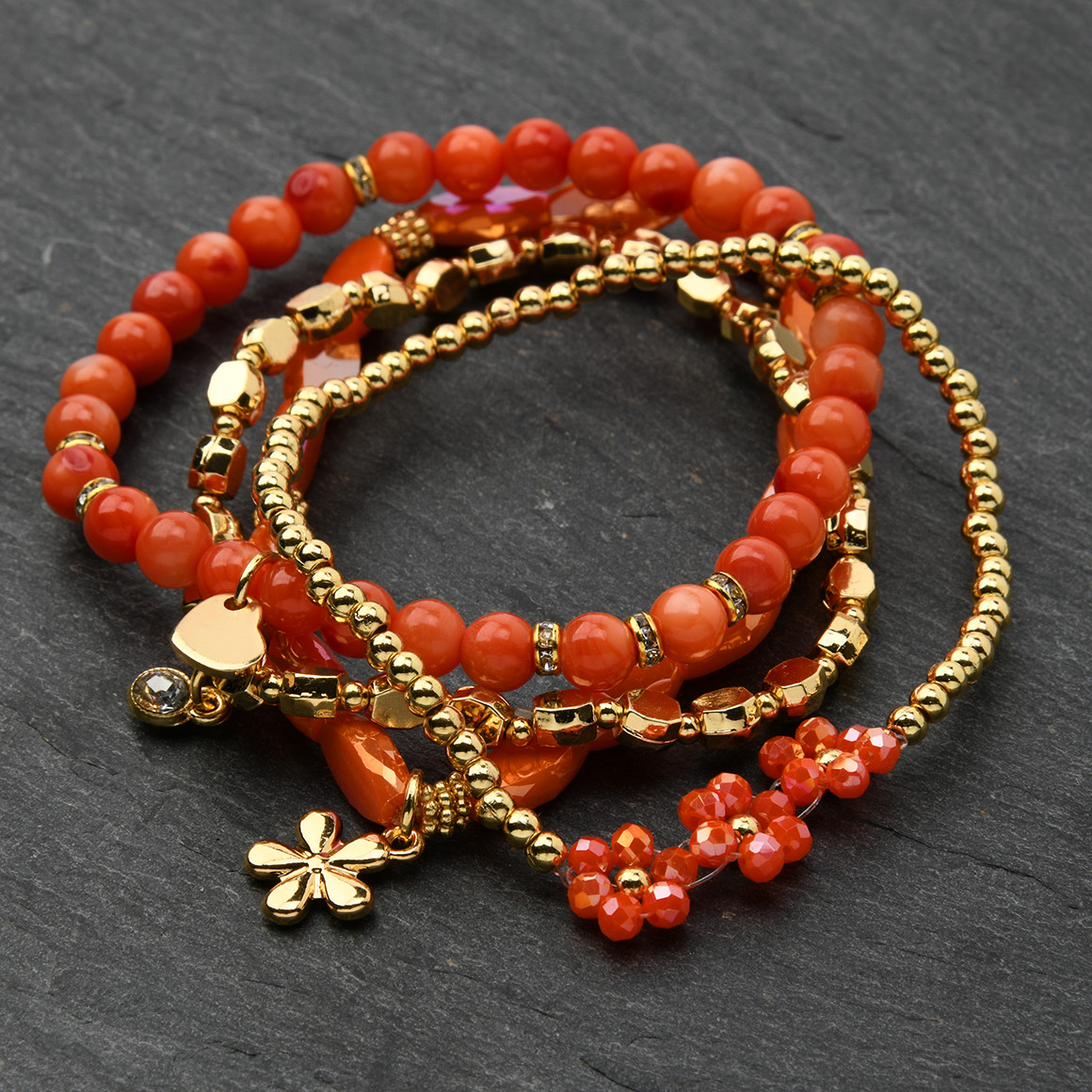 4 Damen Armbänder im Set