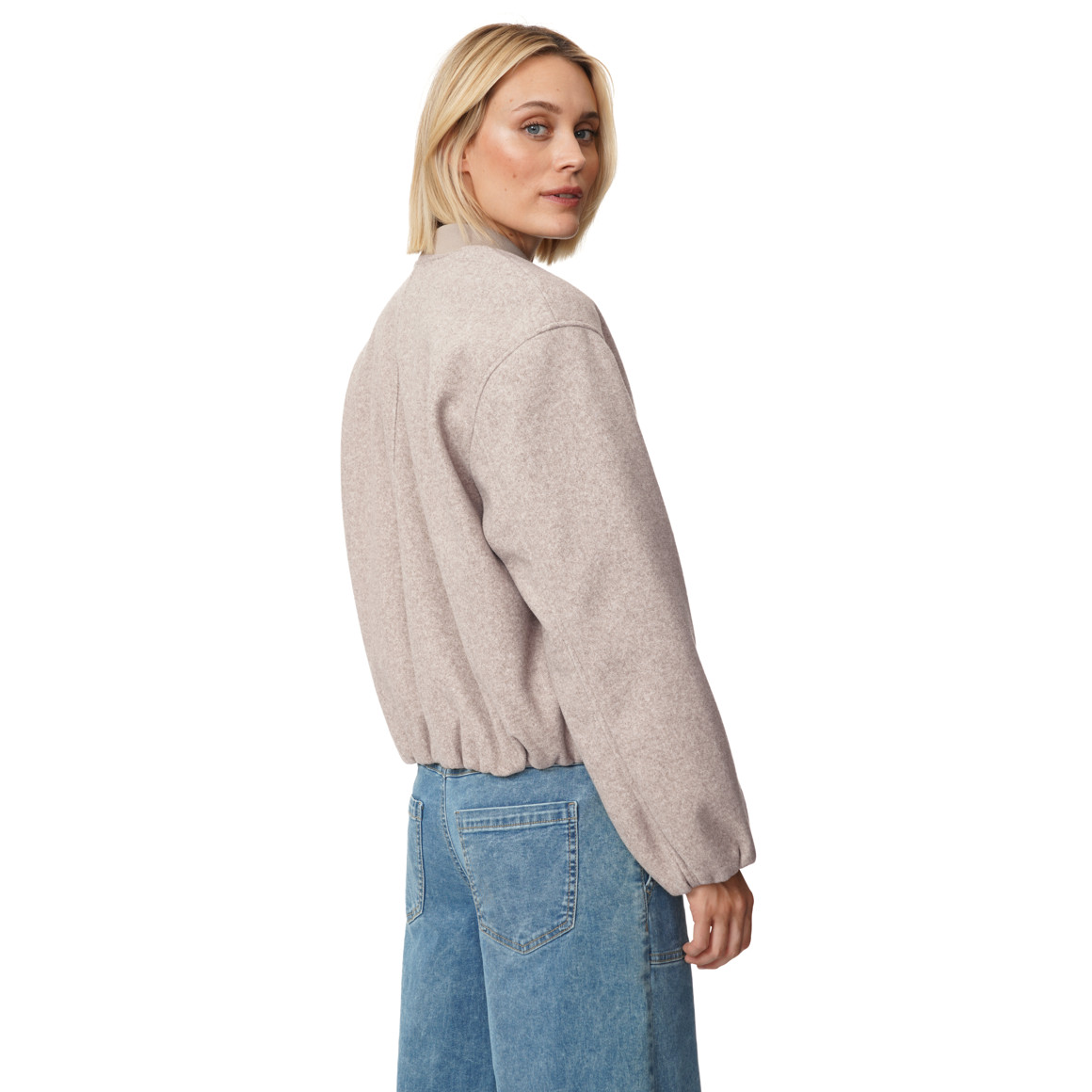 Damen Jacke in Woll-Optik