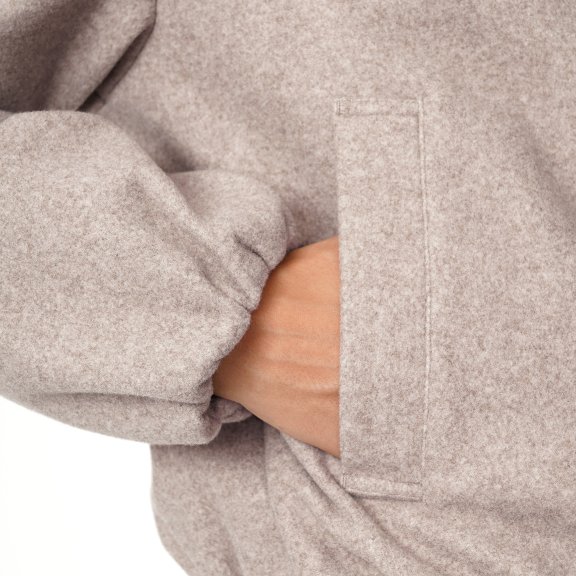 Damen Jacke in Woll-Optik