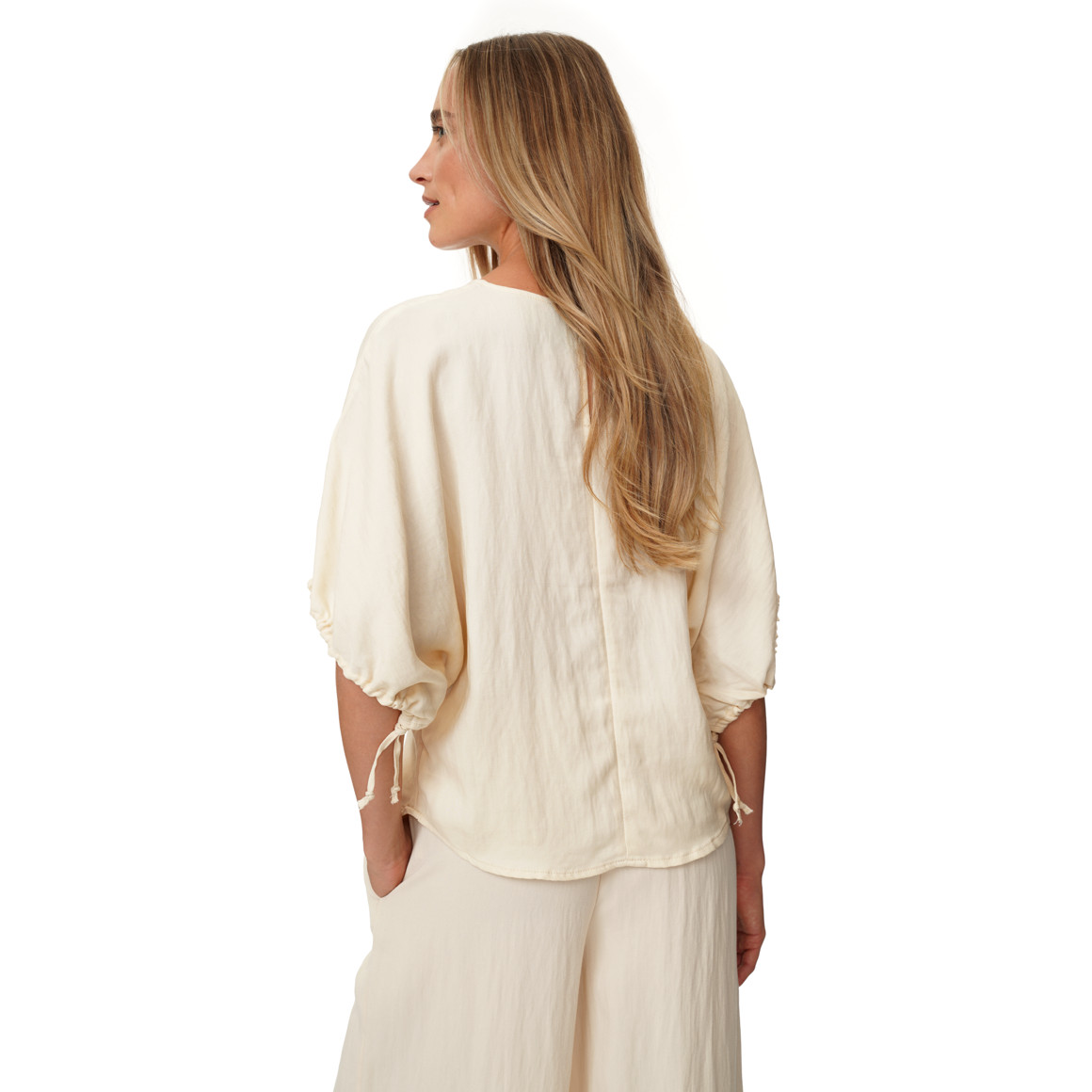 Damen Bluse mit Fledermausärmeln