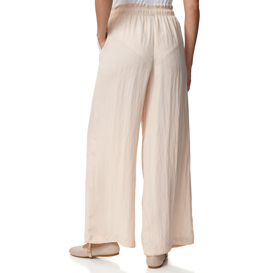 Damen Wide-Leg-Hose mit Tunnelzug