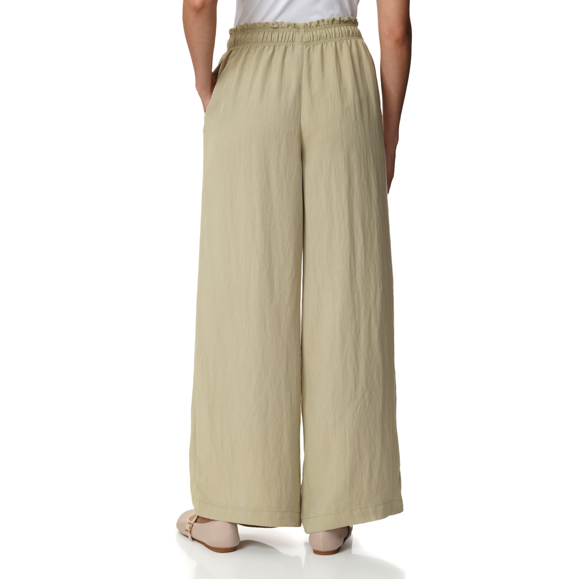 Damen Wide-Leg-Hose mit Tunnelzug