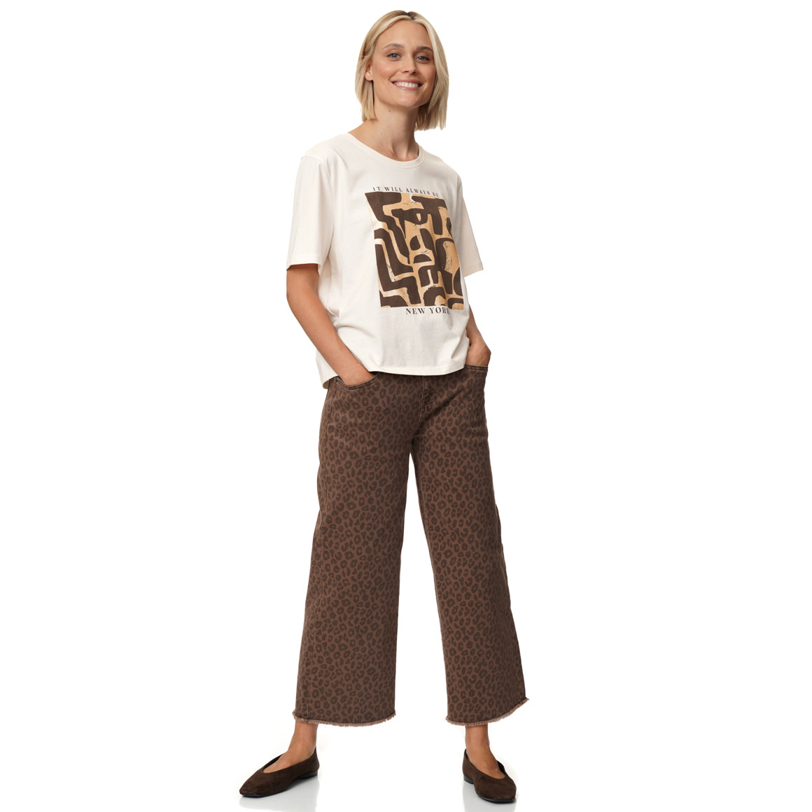 Dames T-shirt met print