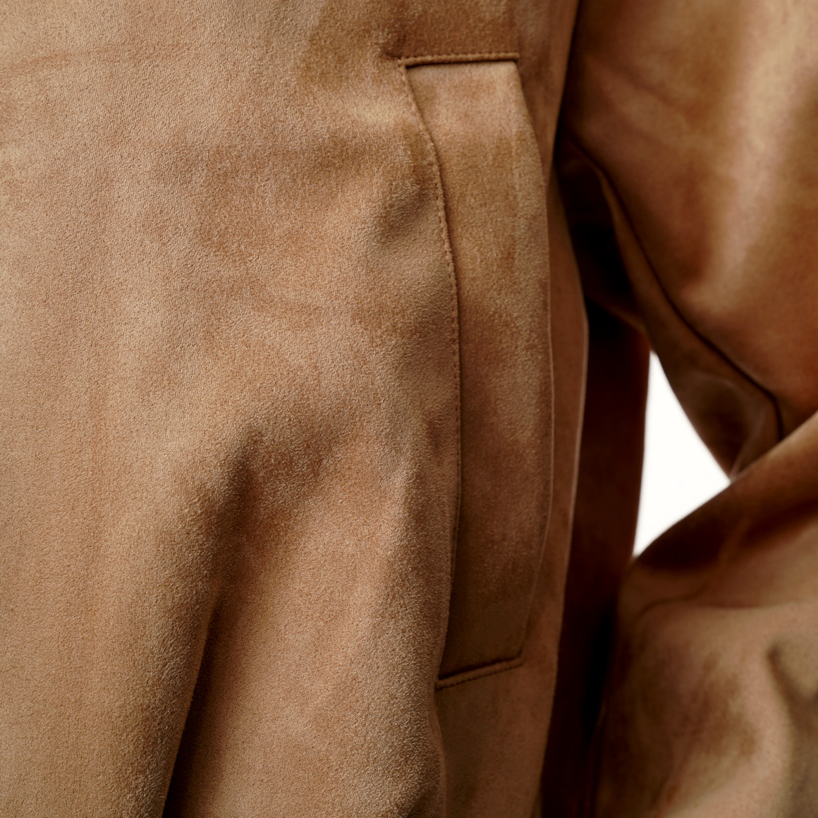 Damen Jacke in Veloursleder-Optik