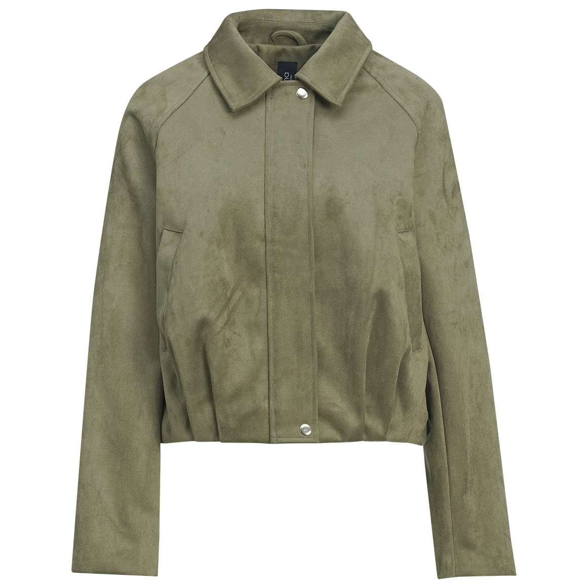 Damen Jacke in Veloursleder-Optik