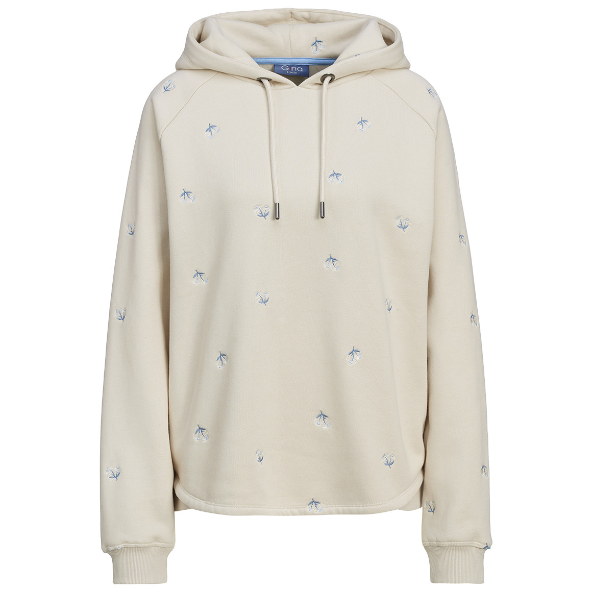 Damen Hoodie mit Stickerei