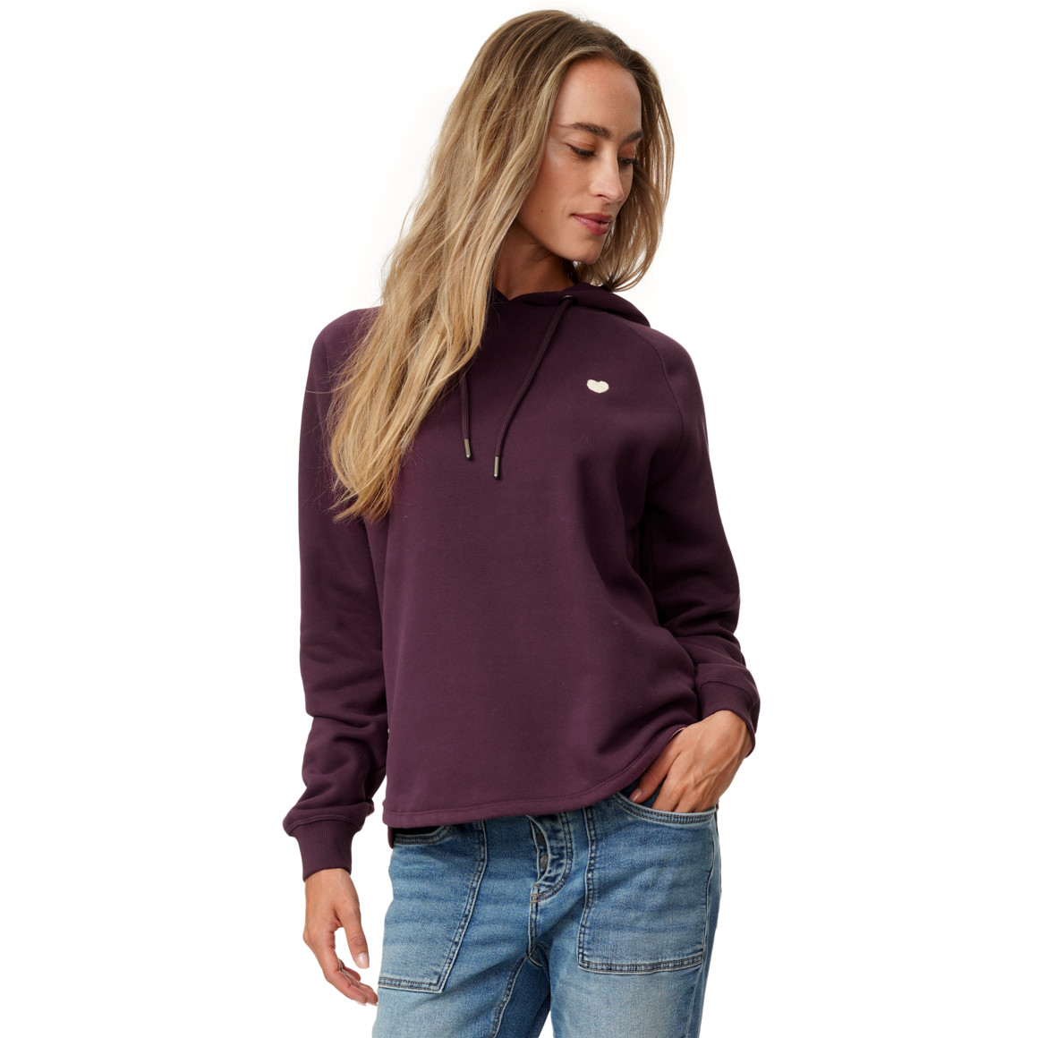 Damen Hoodie mit Stickerei