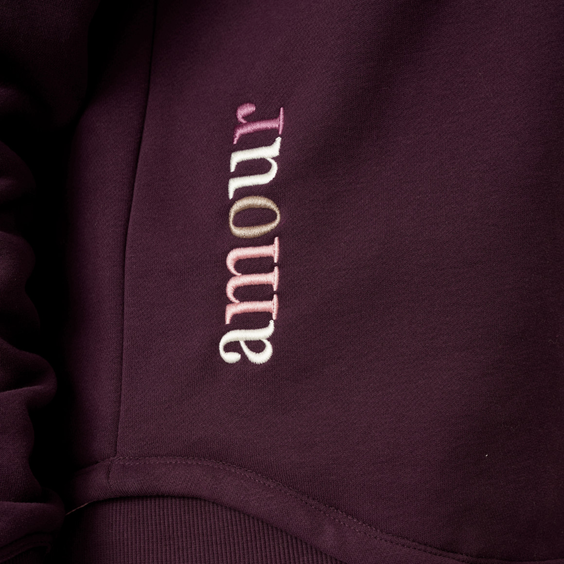 Damen Hoodie mit Stickerei