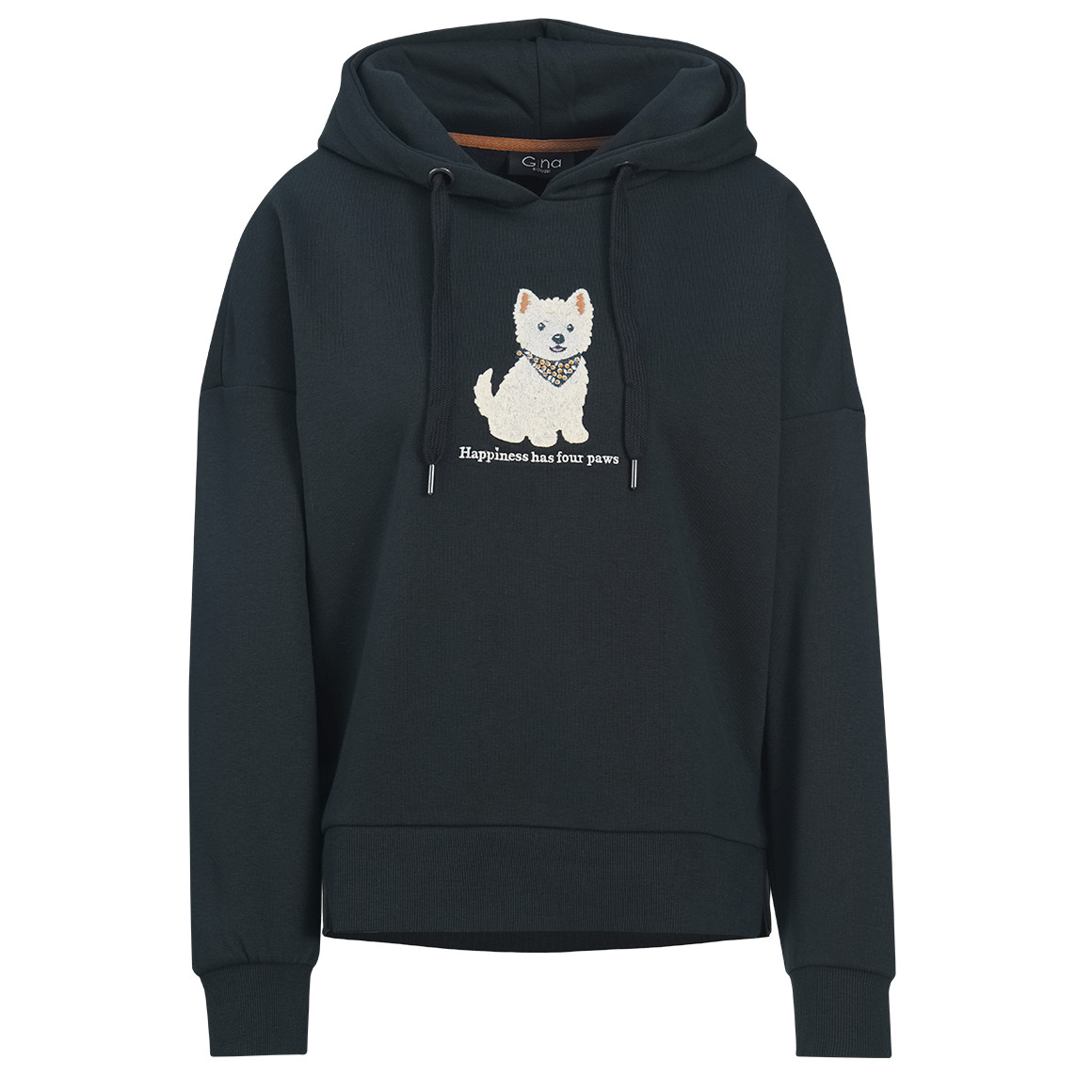 Damen Hoodie mit Applikation