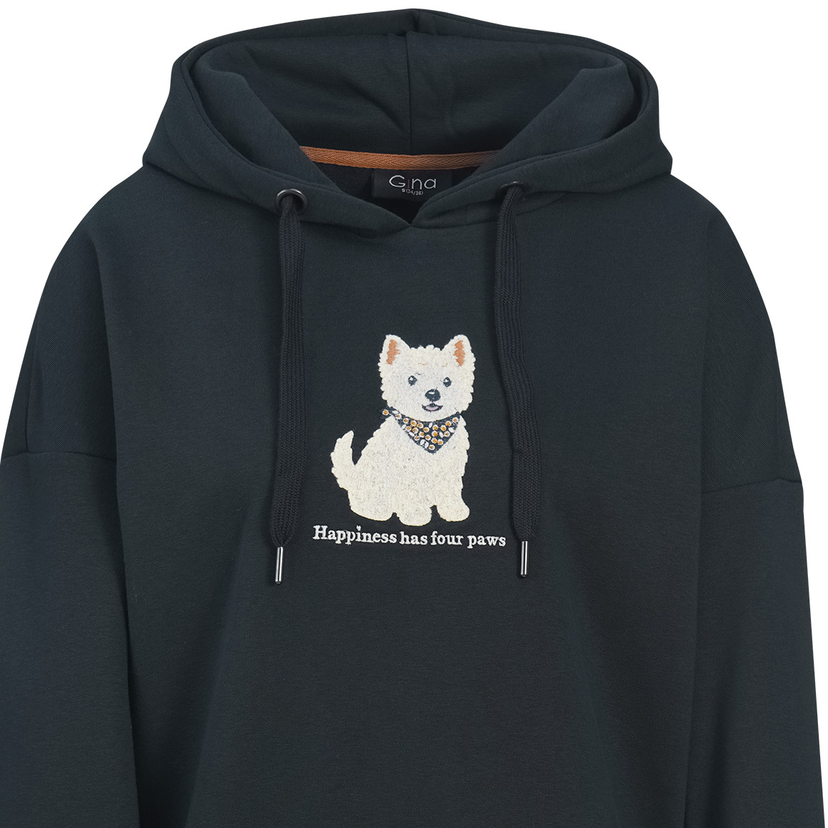 Damen Hoodie mit Applikation