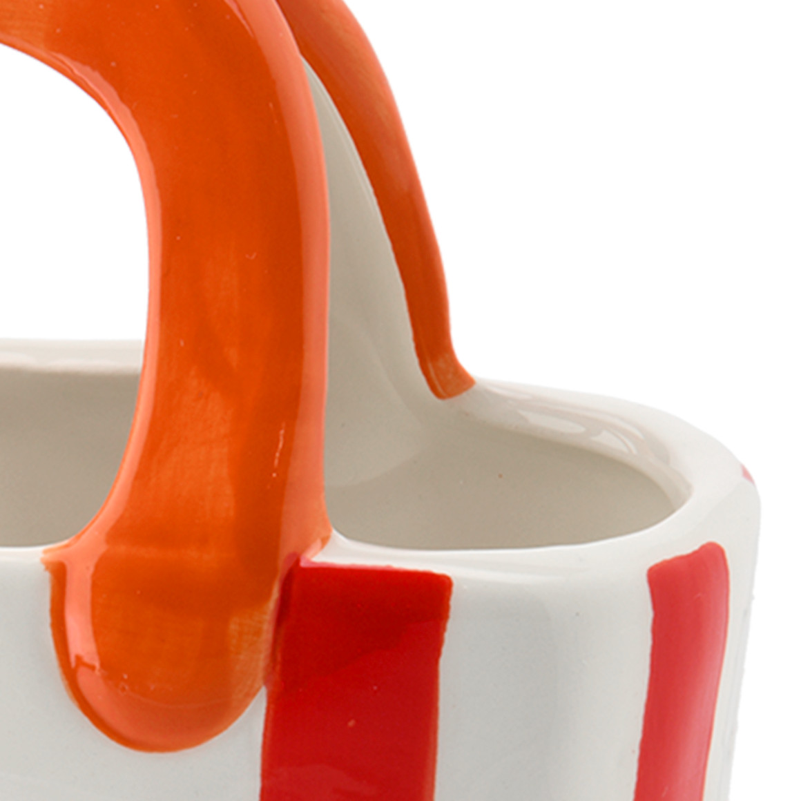 Vase in Handtaschen-Form