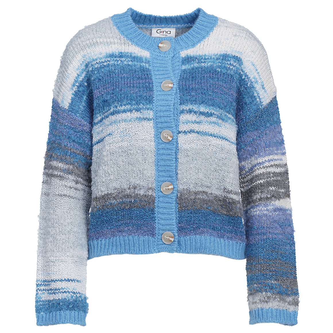 Damen Strickjacke in Multicolor-Optik