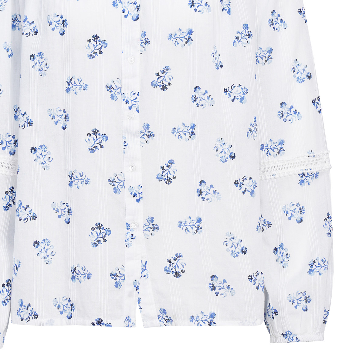 Damesblouse met all-overprint