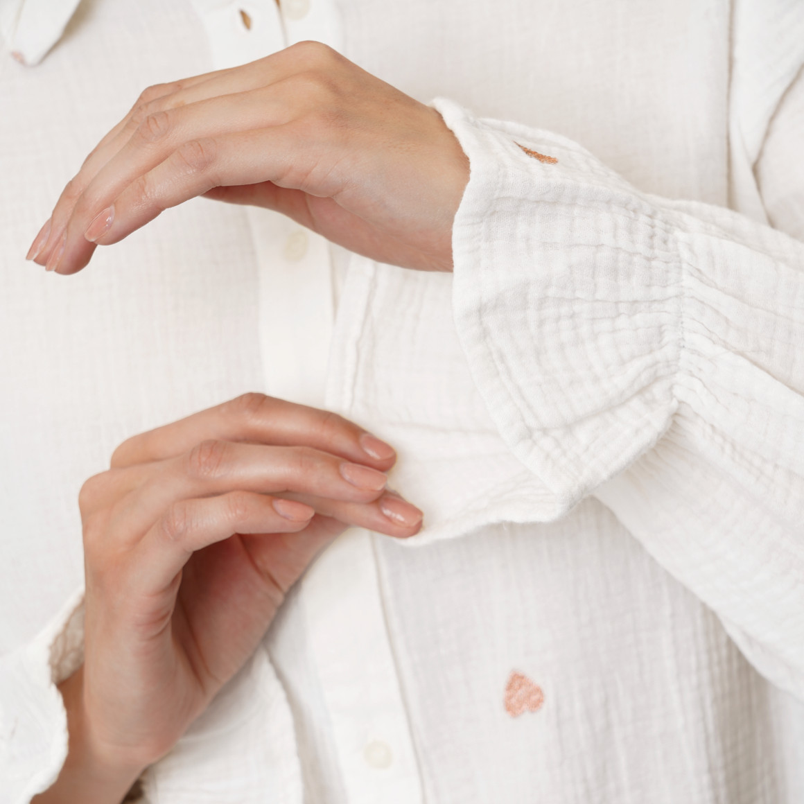 Damesblouse van mousseline