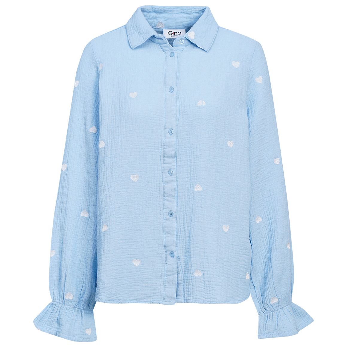 Damesblouse van mousseline