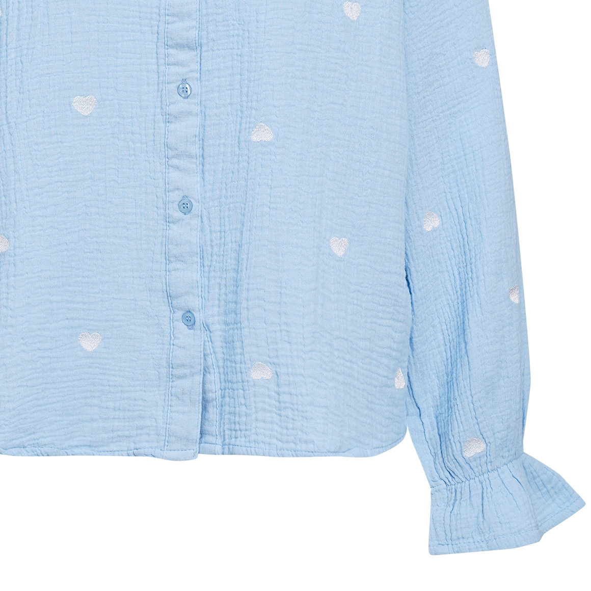 Damesblouse van mousseline