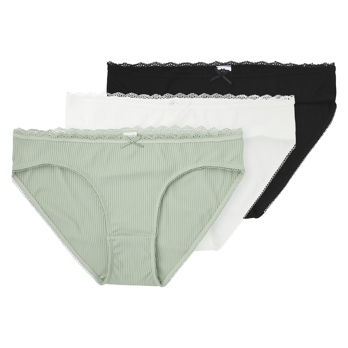 3 damesslipjes van microvezel