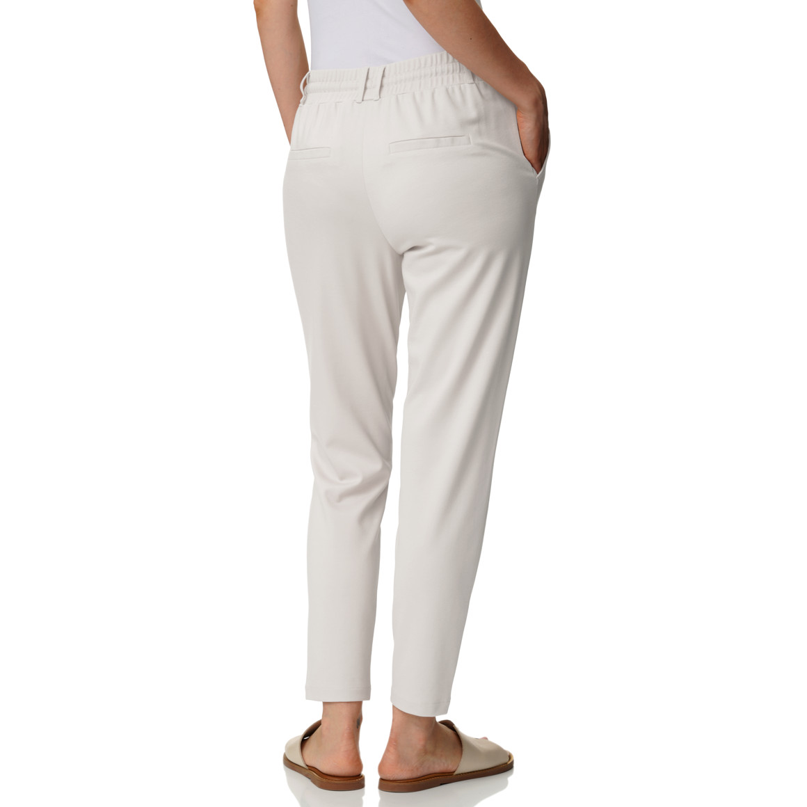Dames joggingbroek met elastisch inzetstuk