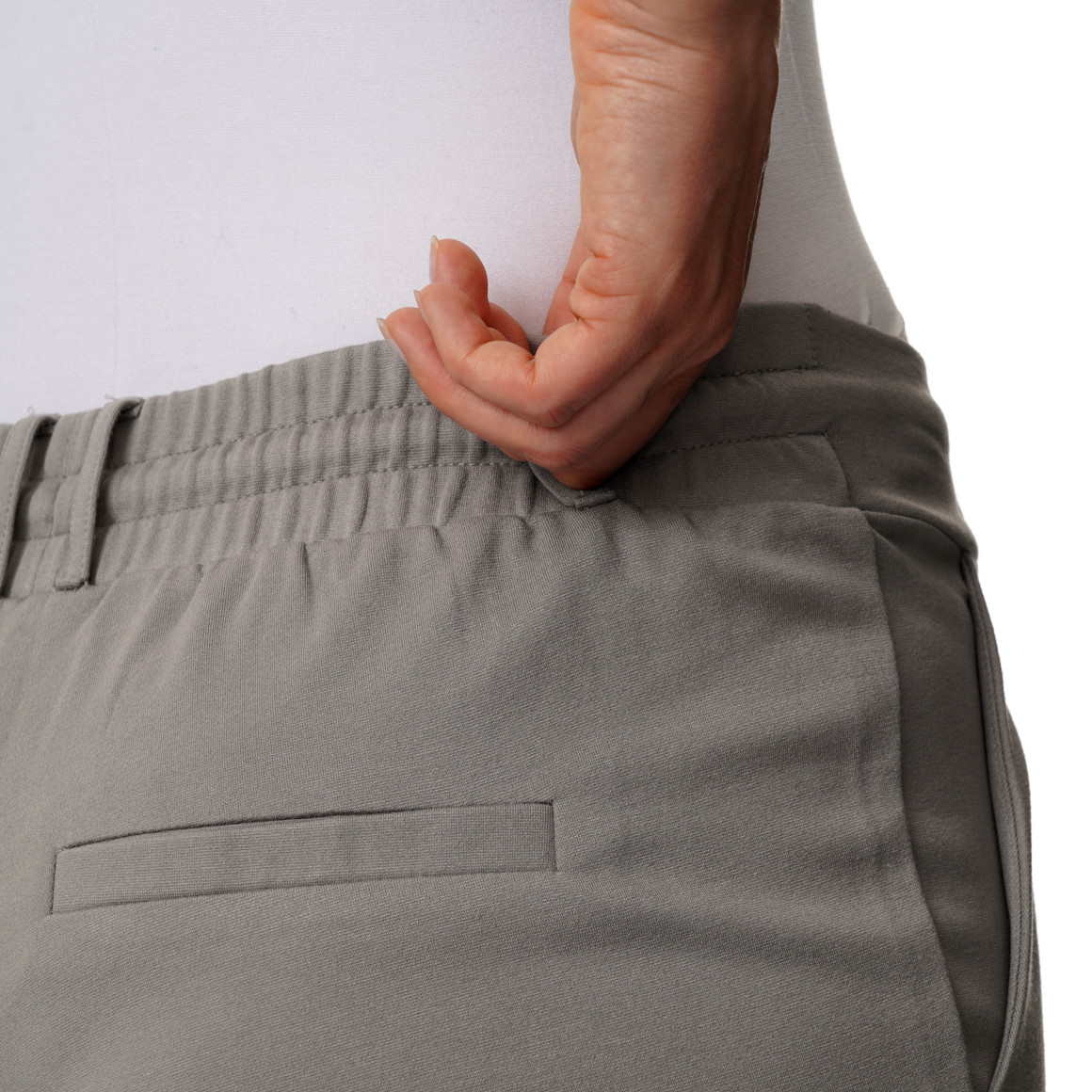 Dames joggingbroek met elastisch inzetstuk