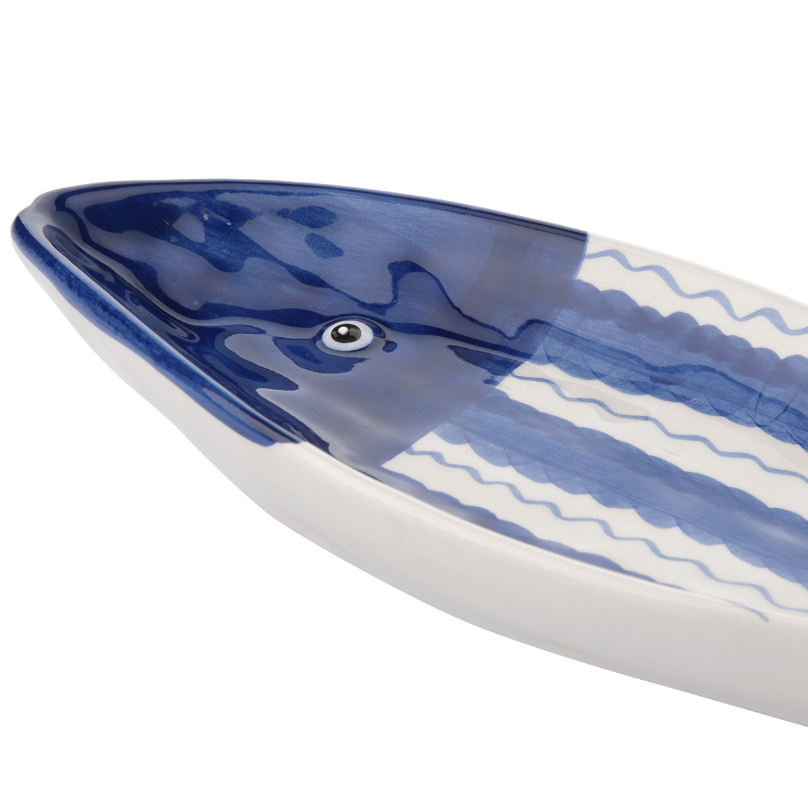 Teller in Fisch-Form
