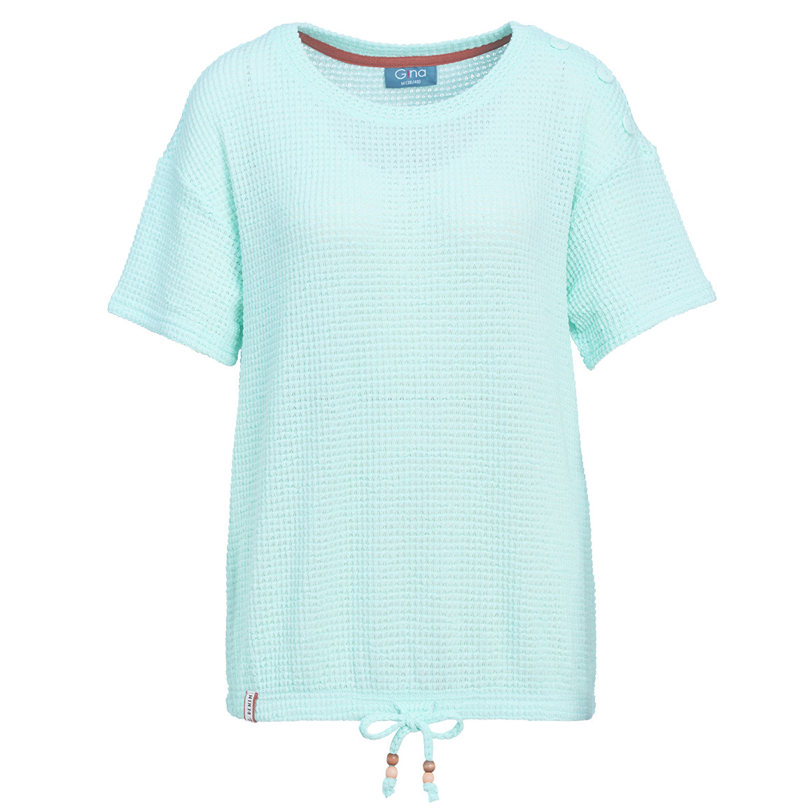 Damen T-Shirt mit Knoten-Detail
