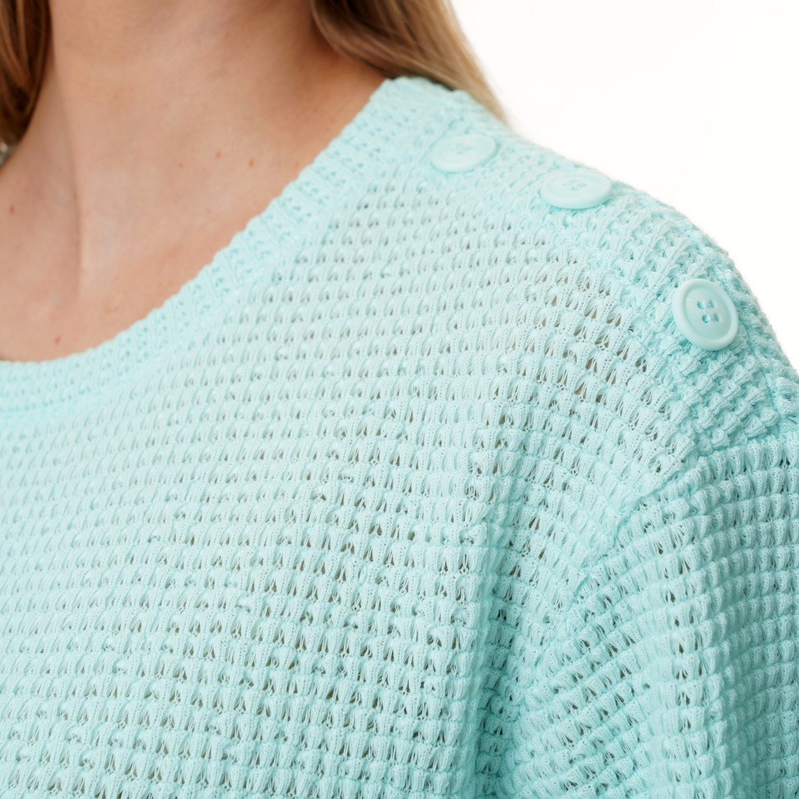 Damen T-Shirt mit Knoten-Detail
