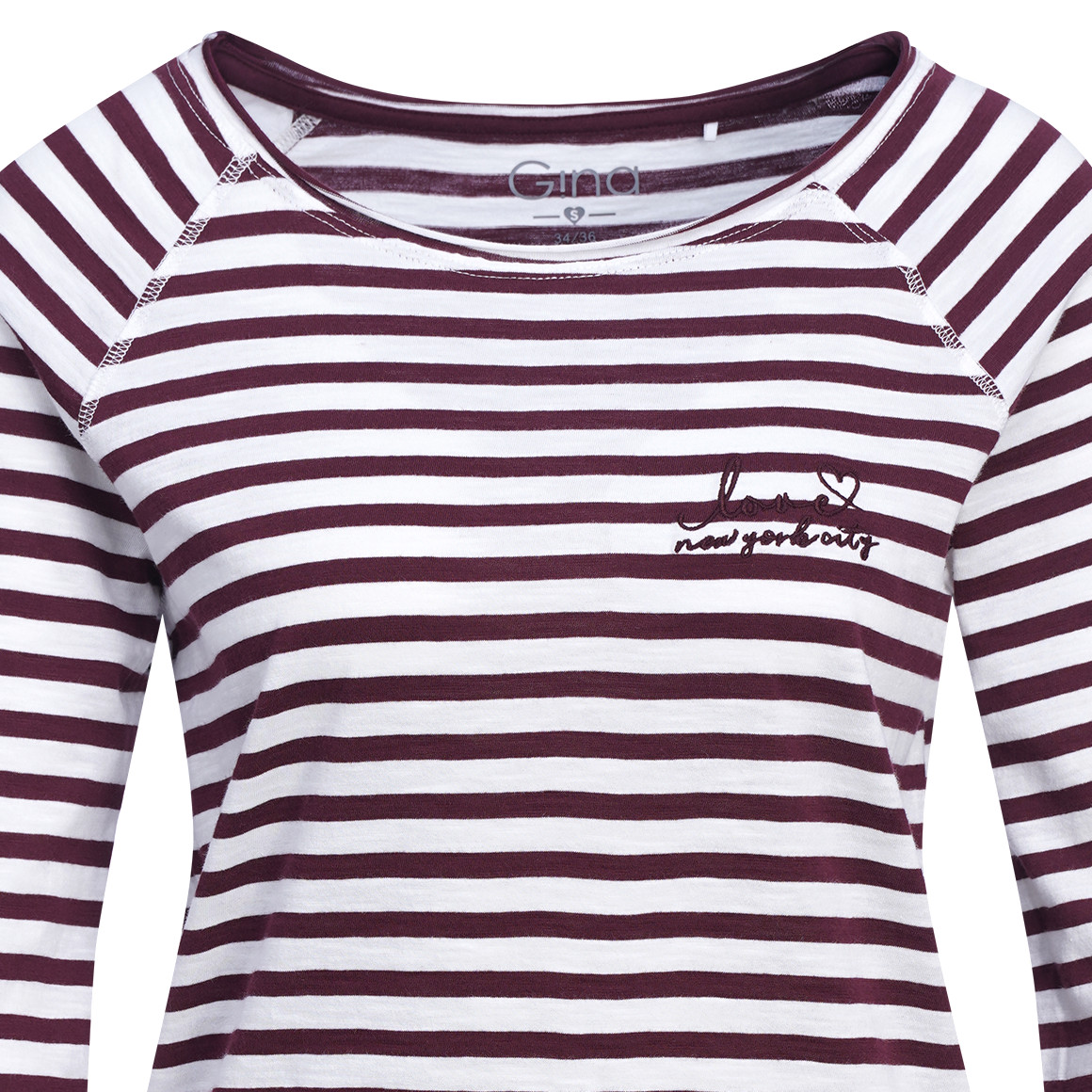 Damen Langarmshirt im Steifen-Look