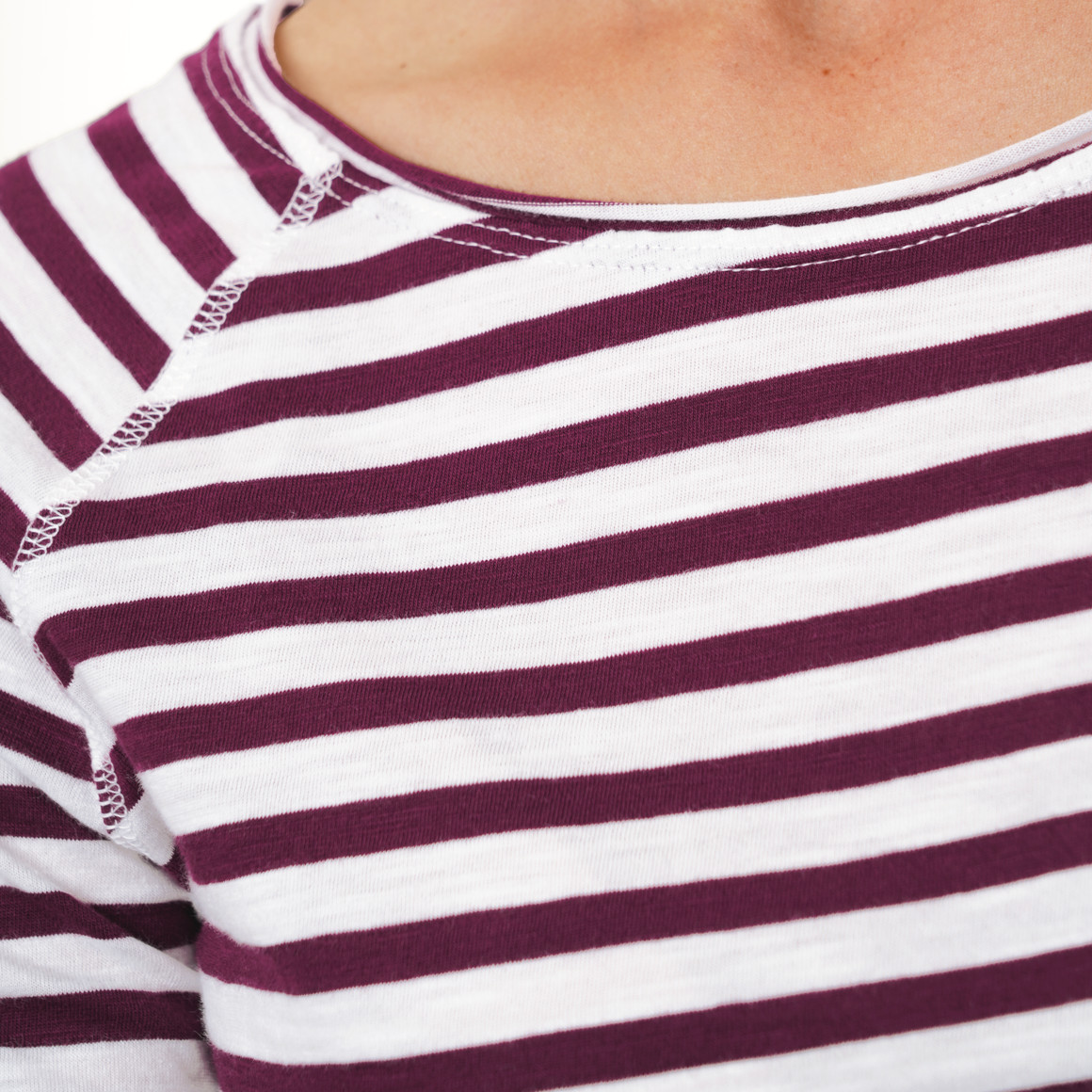 Damen Langarmshirt im Steifen-Look