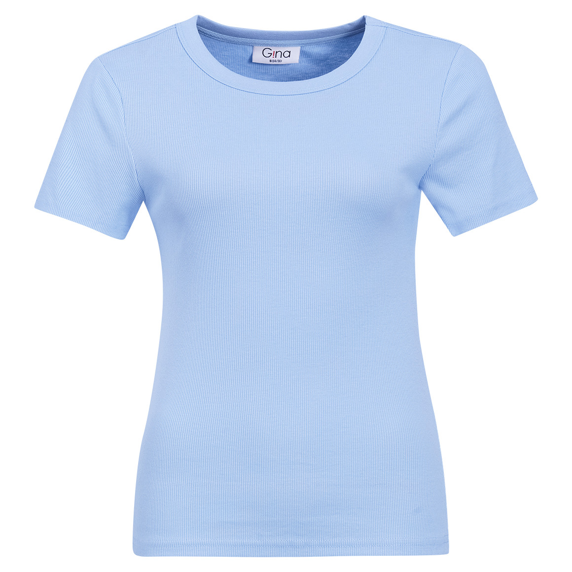 Dames-T-shirt in basic-look