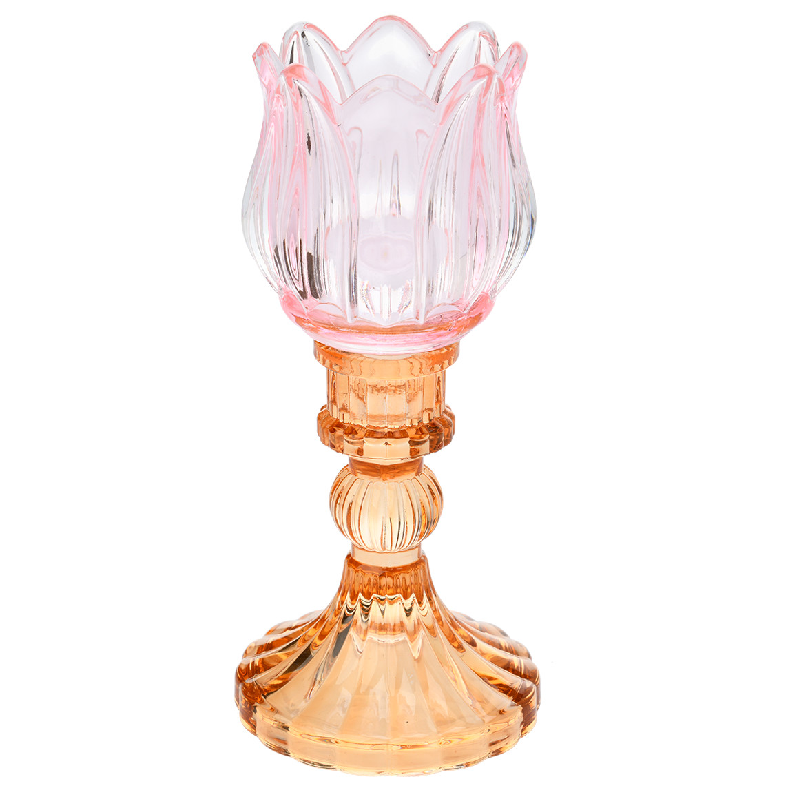 Kerzenhalter in Tulpen-Form