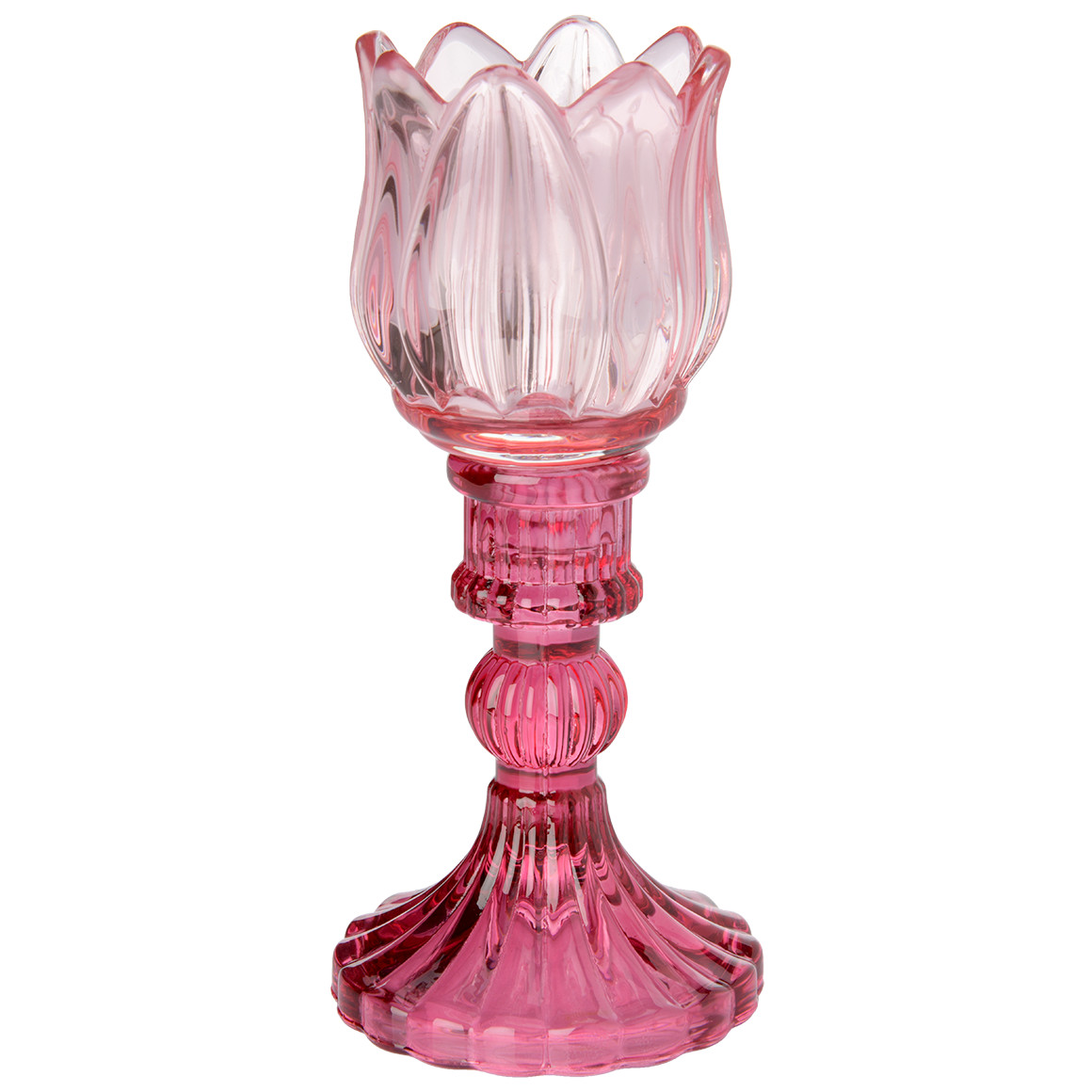 Kerzenhalter in Tulpen-Form