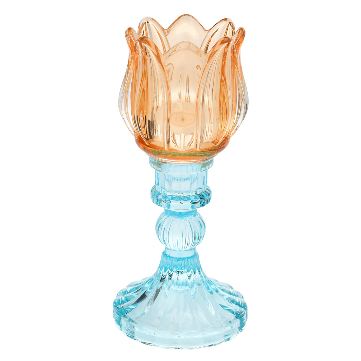 Kerzenhalter in Tulpen-Form