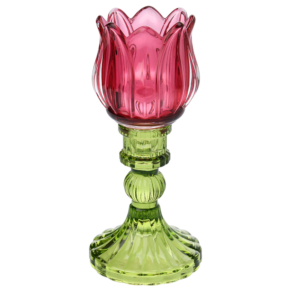 Kerzenhalter in Tulpen-Form