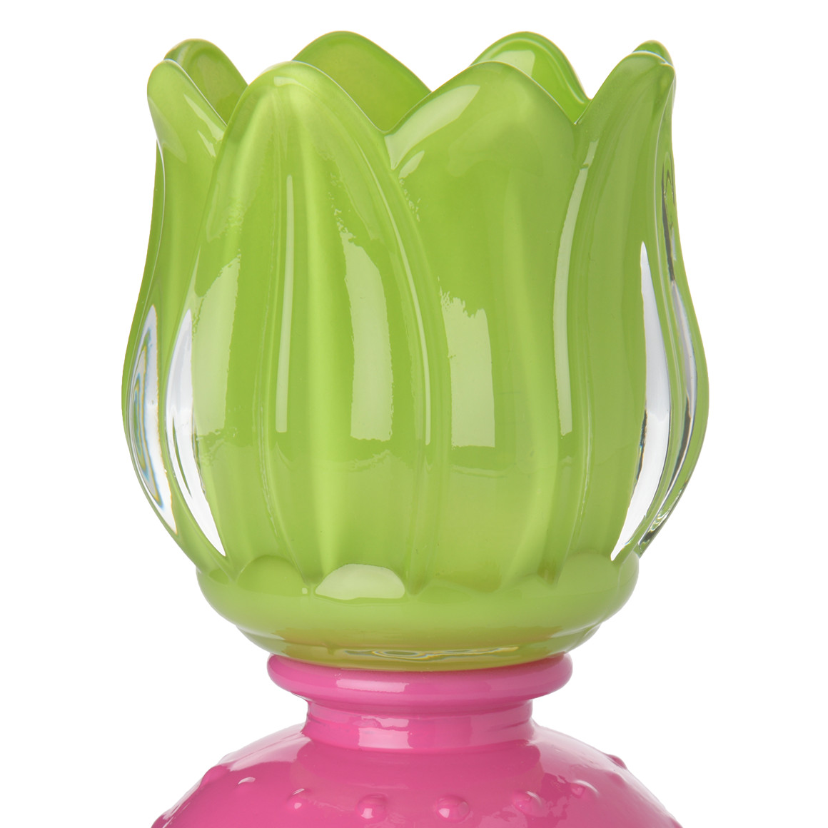 Kerzenhalter in Tulpen-Form