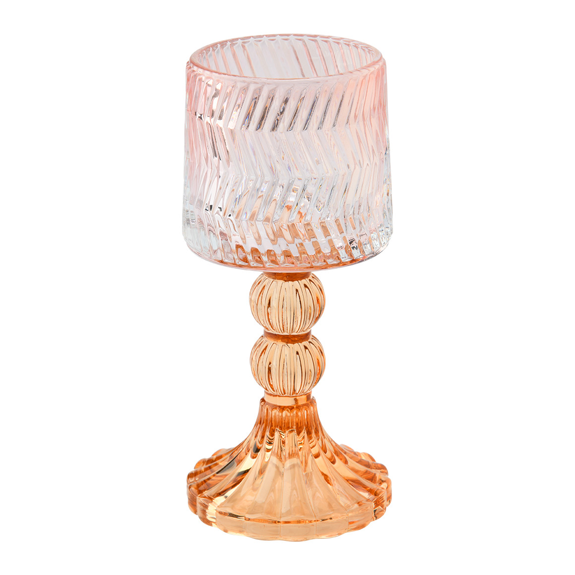 Großer Kerzenhalter mit Relief-Muster