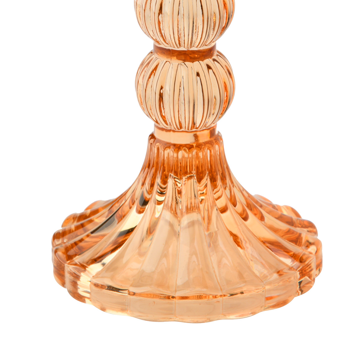 Großer Kerzenhalter mit Relief-Muster