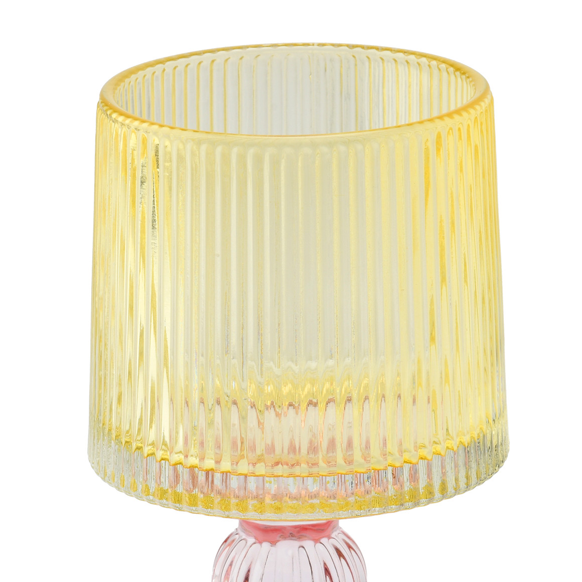 Großer Kerzenhalter mit Relief-Muster