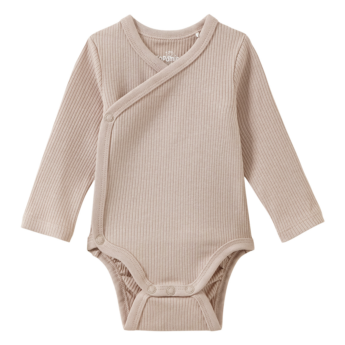 Newborn Wickelbody mit Rippstruktur