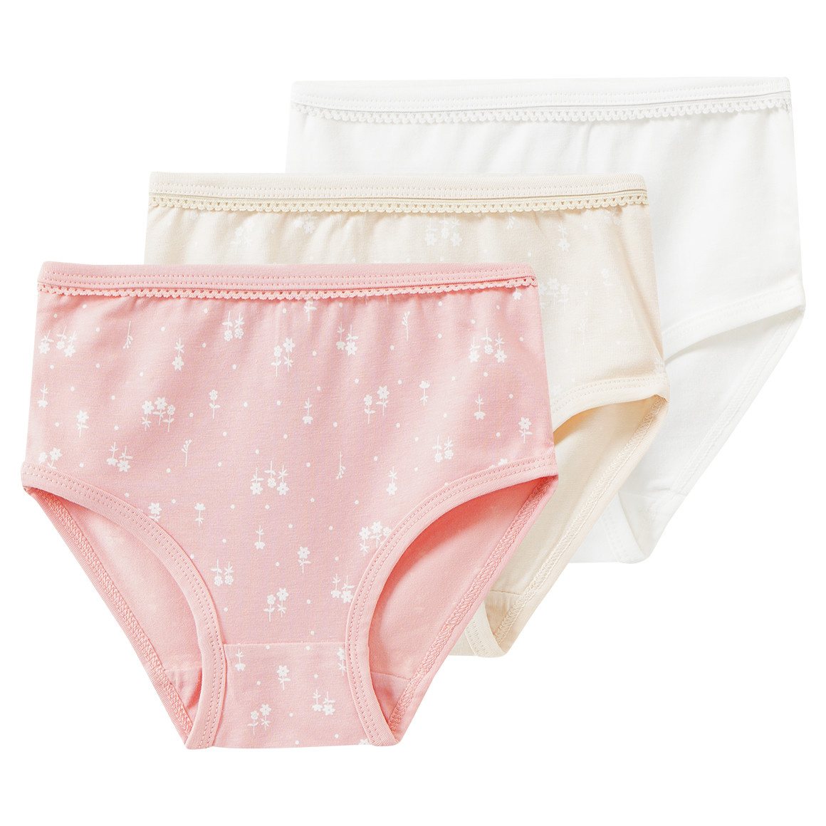 3 Baby Slips in Windelpassform