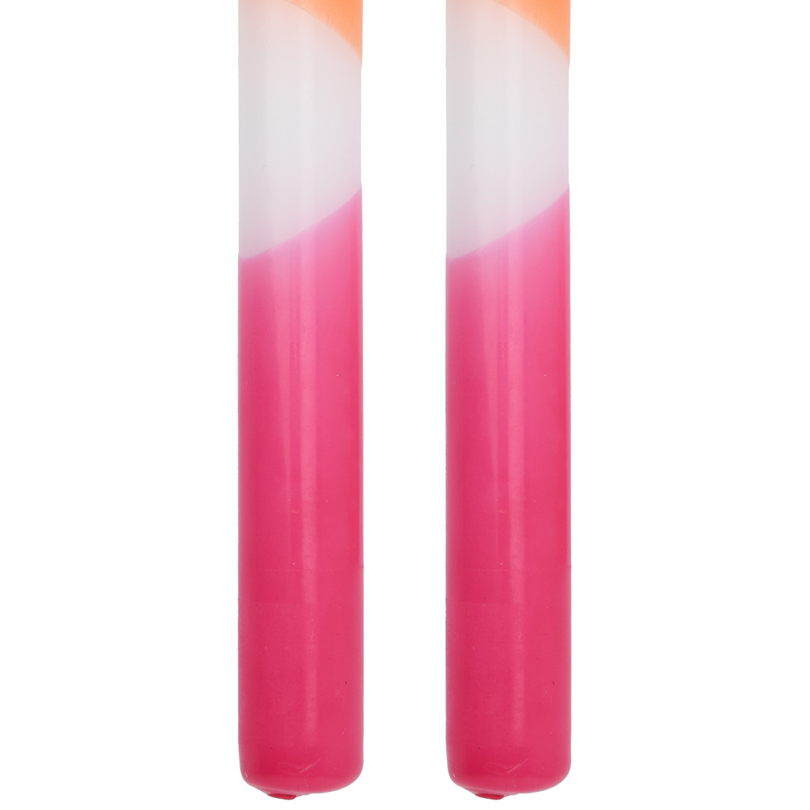 2 Stabkerzen mit Farbverlauf