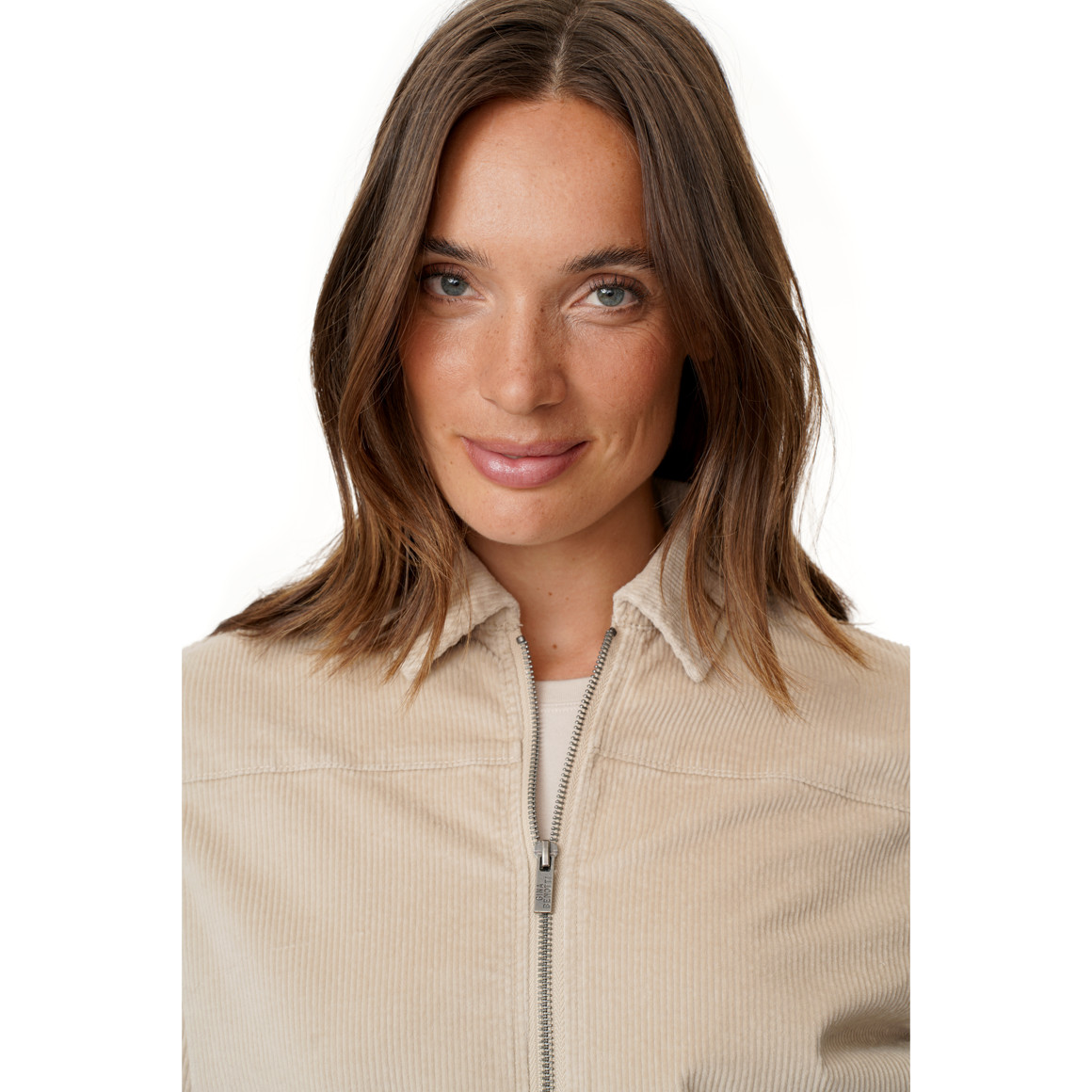 Damen Cord-Jacke mit Kragen