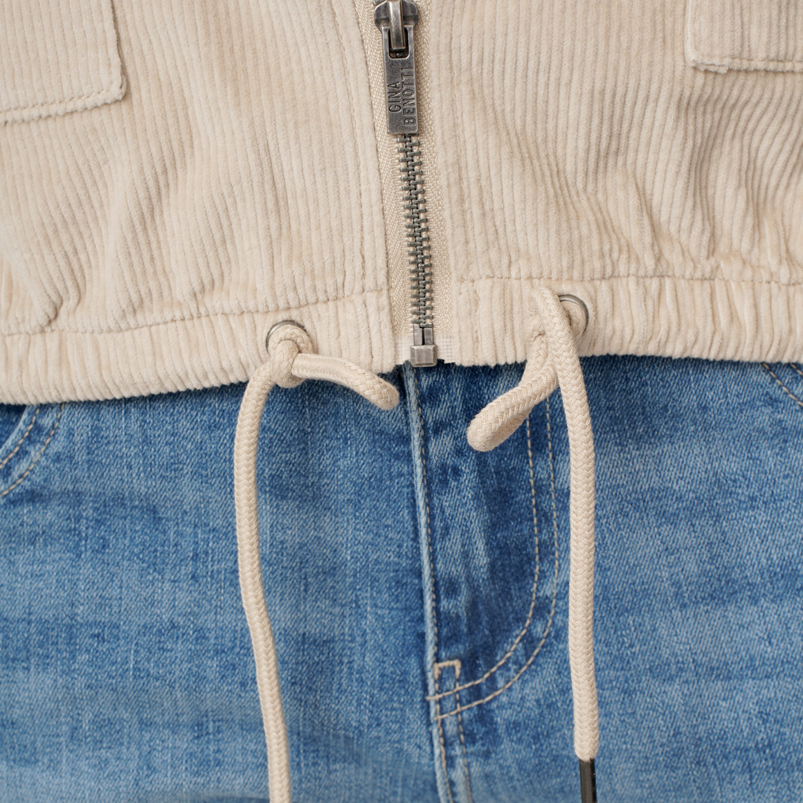 Damen Cord-Jacke mit Kragen