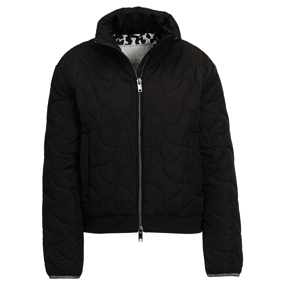Damen Stepp-Blouson mit Stehkragen