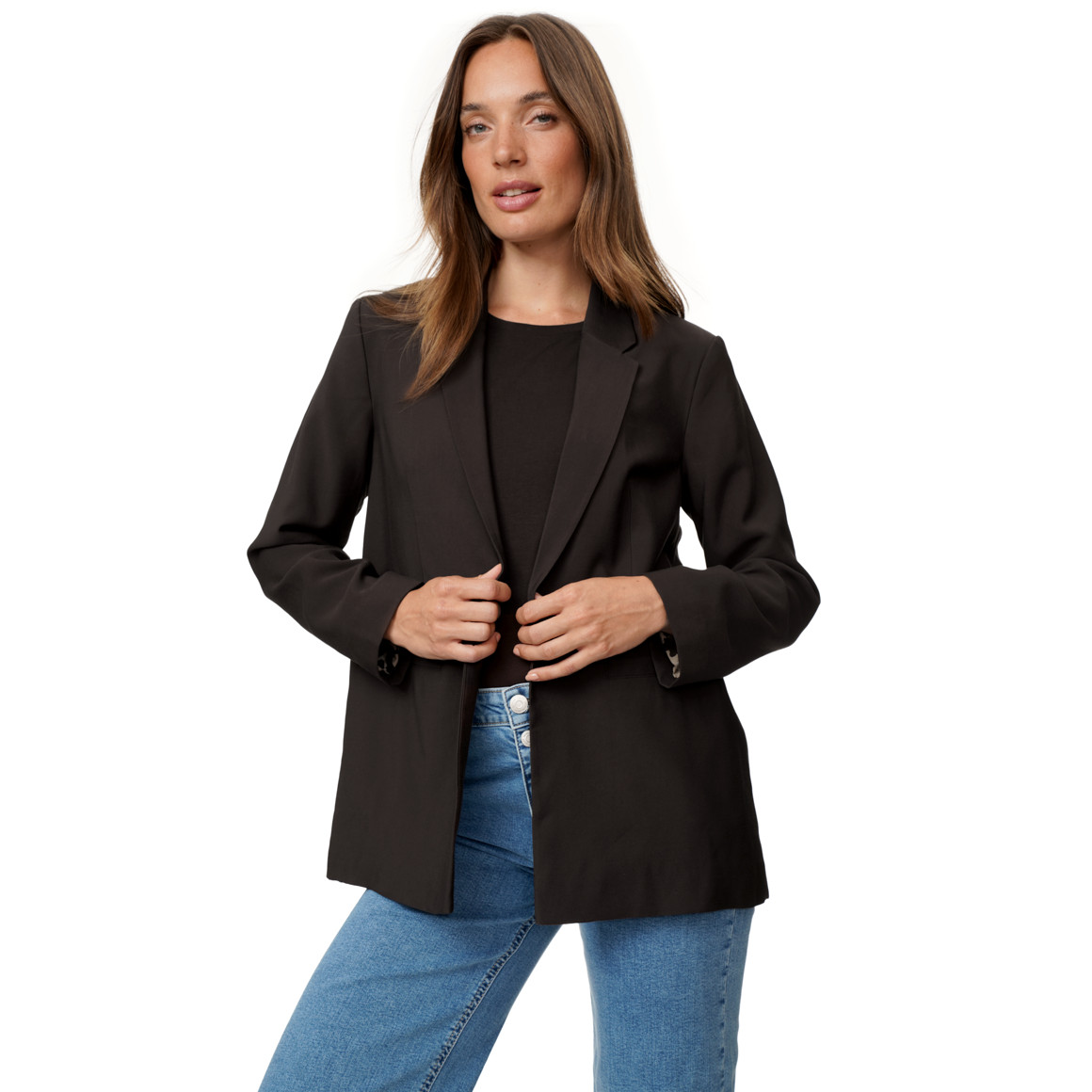 Damen Blazer mit Reverskragen