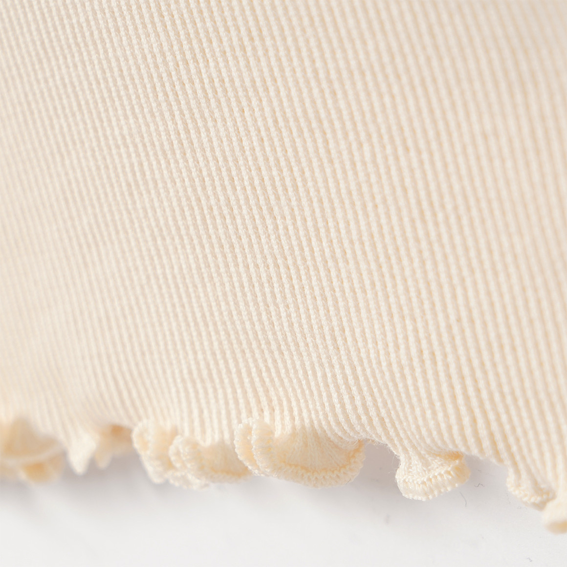 Mädchen Langarmshirt mit Rippstruktur