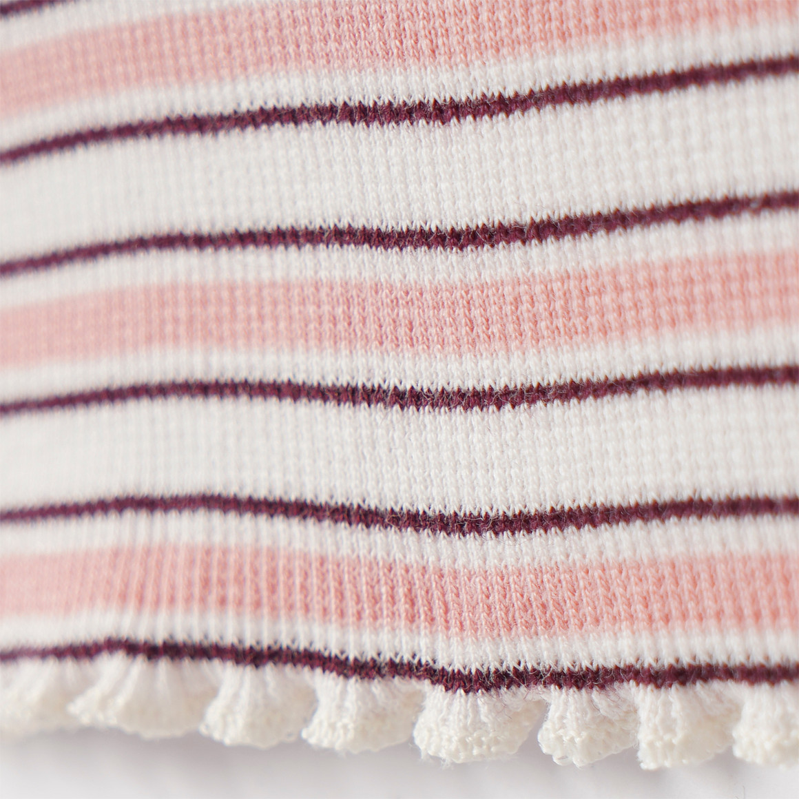 Mädchen Langarmshirt mit Rippstruktur