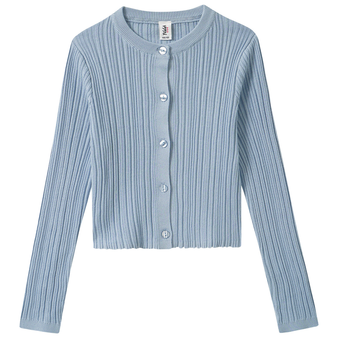 Mädchen Strickjacke mit Knopfleiste