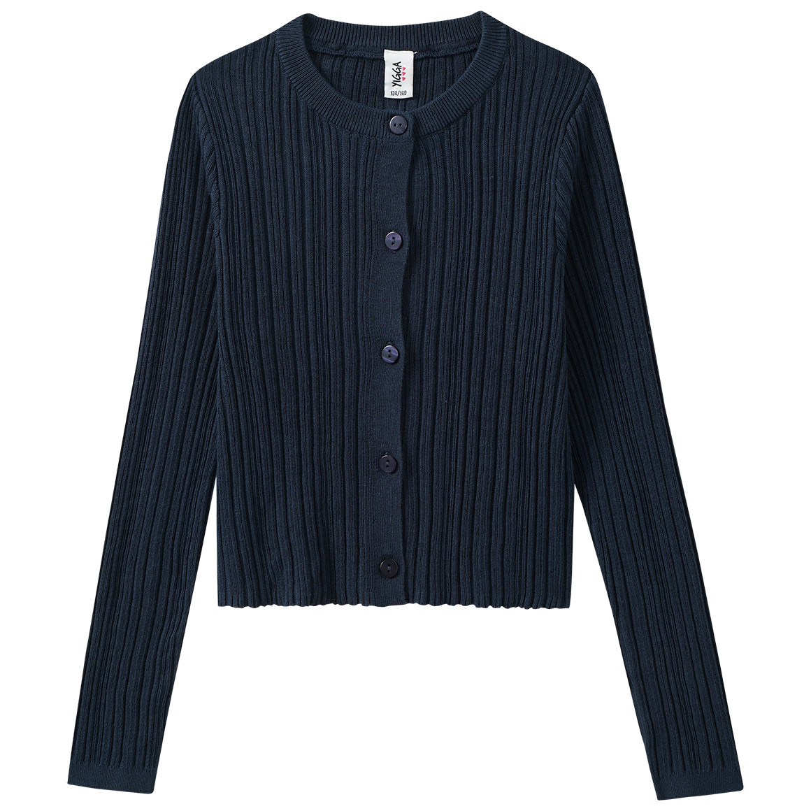 Mädchen Strickjacke mit Knopfleiste